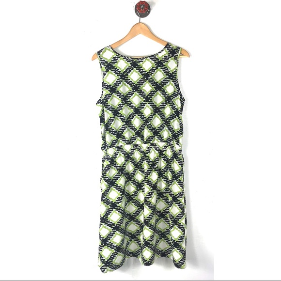 Banana republic 14 stretch dress geometric print - Picture 3 of 4